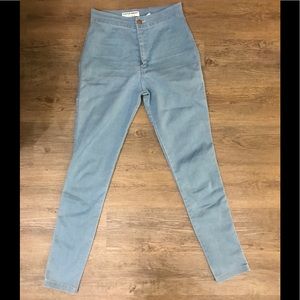 American Apparel high waist stretch jegging